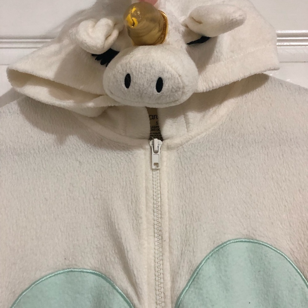 Unicorn Onesie Pajama Sleepwear, Adult Small